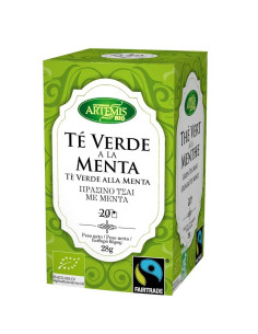 Te verde con menta Bio 20 filtros Artemis